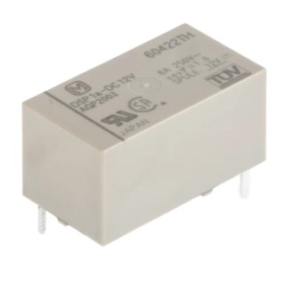 Panasonic PCB Power Relay, 12V dc Coil Voltage, 8A Switching Current, SPST Configuration DSP1A-DC12V