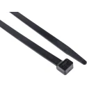 RS PRO Cable Tie Non-Releasable Black Polyamide 66 610 mm Length x 9 mm Width 811-1672