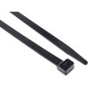 RS PRO Cable Tie Non-Releasable Black Polyamide 66 610 mm Length x 9 mm Width 811-1672