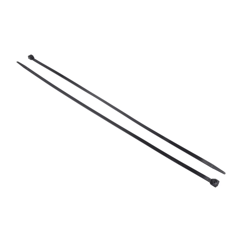 RS PRO Cable Tie Non-Releasable Black Polyamide 66 610 mm Length x 9 mm Width 811-1672