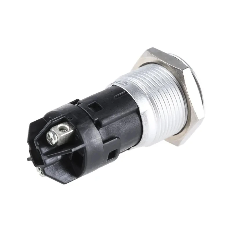 EAO 82 Series Push Button Switch Momentary Panel Mount 16 mm Cutout SPDT IP65 IP67 240 V AC 82-4552.1000