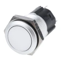 EAO 82 Series Push Button Switch Momentary, Panel Mount, 16 mm Cutout, SPDT, IP65/IP67, 240V/250V AC 82-4551.1000