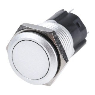 EAO 82 Series Push Button Switch Momentary, Panel Mount, 16 mm Cutout, SPDT, IP65/IP67, 240V/250V AC 82-4551.1000