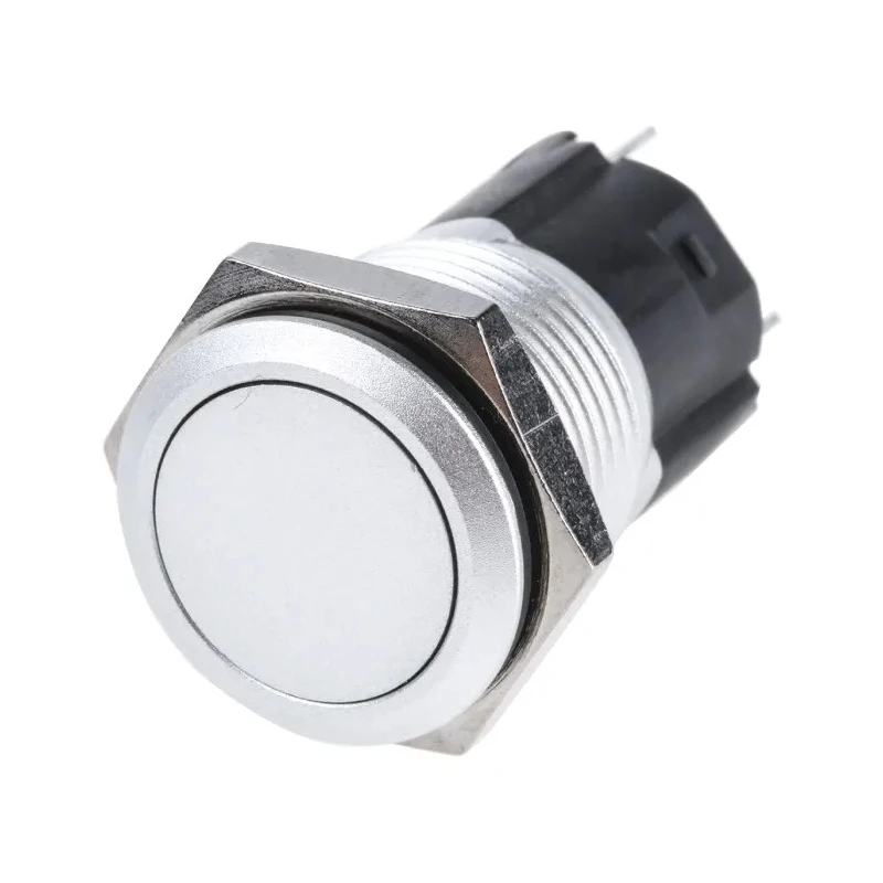 EAO 82 Series Push Button Switch Momentary, Panel Mount, 16 mm Cutout, SPDT, IP65/IP67, 240V/250V AC 82-4551.1000
