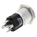 EAO Illuminated Push Button Switch Panel Mount 16 mm Cutout SPDT Blue LED IP65 IP67 240V 82-4551.1126