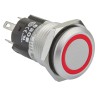 EAO 82 Series Illuminated Momentary Push Button Switch Panel Mount 16 mm Cutout SPDT Red LED IP65 IP67 240V 82-4551.1114