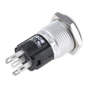 EAO 82 Series Illuminated Momentary Push Button Switch Panel Mount 16 mm Cutout SPDT Red LED IP65 IP67 240V 82-4551.1114