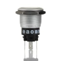EAO Illuminated Momentary Push Button Switch Panel Mount 19 mm Cutout SPDT Red LED IP65 IP67 240V 82-5551.1113