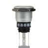 EAO Illuminated Momentary Push Button Switch Panel Mount 19 mm Cutout SPDT Red LED IP65 IP67 240V 82-5551.1113