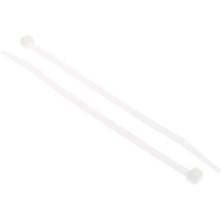 RS PRO Cable Tie Non-Releasable 160 mm Length x 4.8 mm Width Natural Polyamide 66 Nylon 811-1710