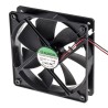 Sunon HAC Series Axial Fan 12V DC, 1.9 W, 93 m³/h Air Flow, Sleeve Bearing, 120mm x 120mm x 25mm HAC0251S4-000U-999