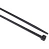 RS PRO Non-Releasable Cable Tie Black Polyamide 66 368 mm Length x 4.8 mm Width 222N Tensile Strength 811-1662