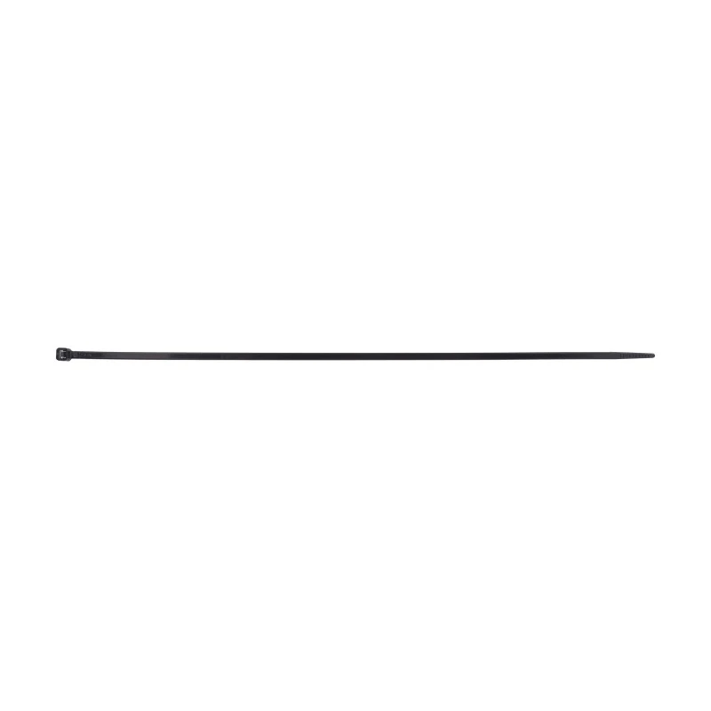 RS PRO Non-Releasable Cable Tie Black Polyamide 66 368 mm Length x 4.8 mm Width 222N Tensile Strength 811-1662
