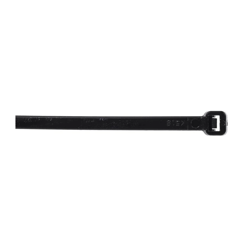 RS PRO Non-Releasable Cable Tie Black Polyamide 66 368 mm Length x 4.8 mm Width 222N Tensile Strength 811-1662