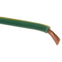 RS PRO Green, Yellow 2.5 mm² 13 AWG Flexible BK Series Hook Up Wire, 50/0.25 mm Core Strands, 25 m Length 811-4450