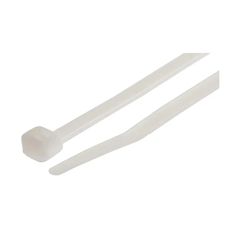 RS PRO Non-Releasable Cable Tie Natural Polyamide 66 385 mm Length x 4.8 mm Width Flame Retardant 811-1707