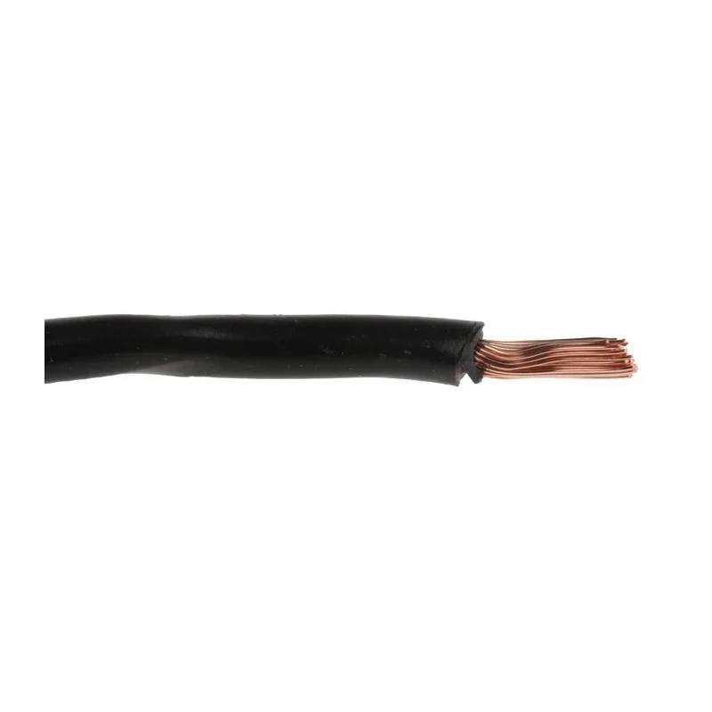 RS PRO Black 1.5 mm² Hook Up Wire, 15 AWG, 30x0.25 mm Core Strands, 25 m Length, Polyvinyl Chloride Jacket, 1000 V 811-4429