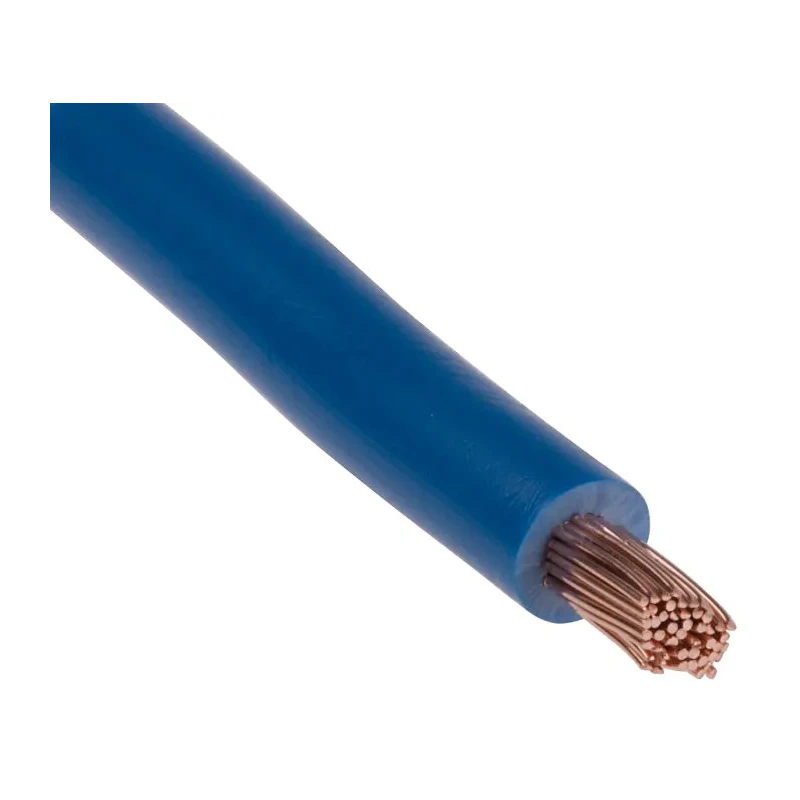 RS PRO Blue 4 mm² 11 AWG Flexible BK Series Hook Up Wire, 56x0.3 mm Strands, 25 m, PVC Insulated 811-4469