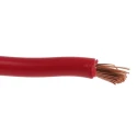 RS PRO Red 4 mm² Flexible BK Series Hook Up Wire 11 AWG 56/0.3 mm Core Strands 25 m Polyvinyl Chloride 811-4472