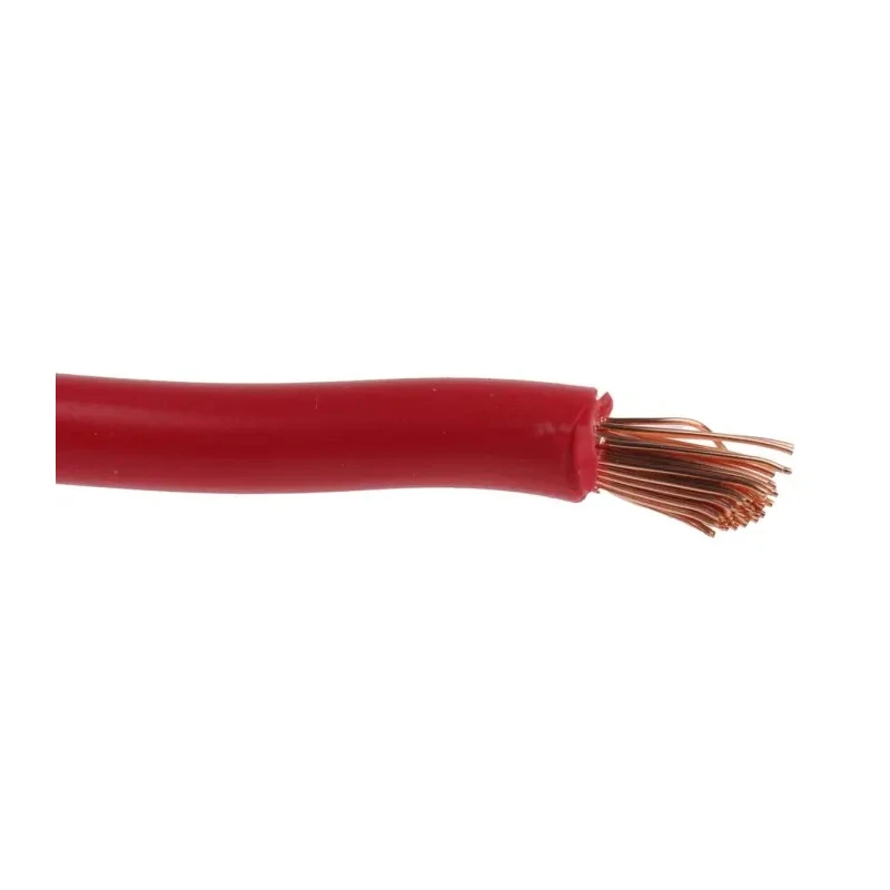 RS PRO Red 4 mm² Flexible BK Series Hook Up Wire 11 AWG 56/0.3 mm Core Strands 25 m Polyvinyl Chloride 811-4472