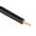 RS PRO Black 1 mm² Flexible BK Series Hook Up Wire, 18 AWG, 32/0.2 mm Strands, 100 m, Polyvinyl Chloride 811-4488
