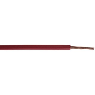 RS PRO Red 6 mm² Flexible BK Series Hook Up Wire, 9 AWG, 84/0.3 mm Core Strands, 100 m Length, Polyvinyl Chloride 811-4558