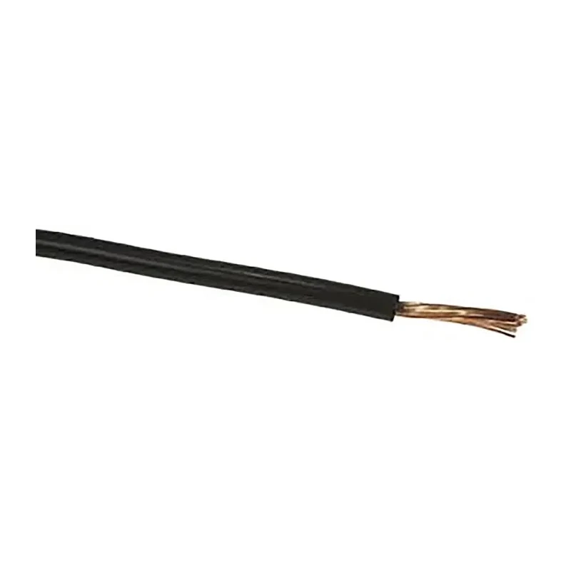 RS PRO Black 10 mm² 7 AWG Flexible BK Series Hook Up Wire, 80x0.4 mm Core Strands, 100 m Length, Polyvinyl Chloride 811-4560
