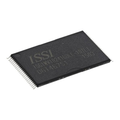 ISSI Asynchronous Static RAM Memory 16 MB 1M x 16 Bit, 20-bit Address Bus, 10ns Access Time TSOP IS61WV102416BLL-10TLI