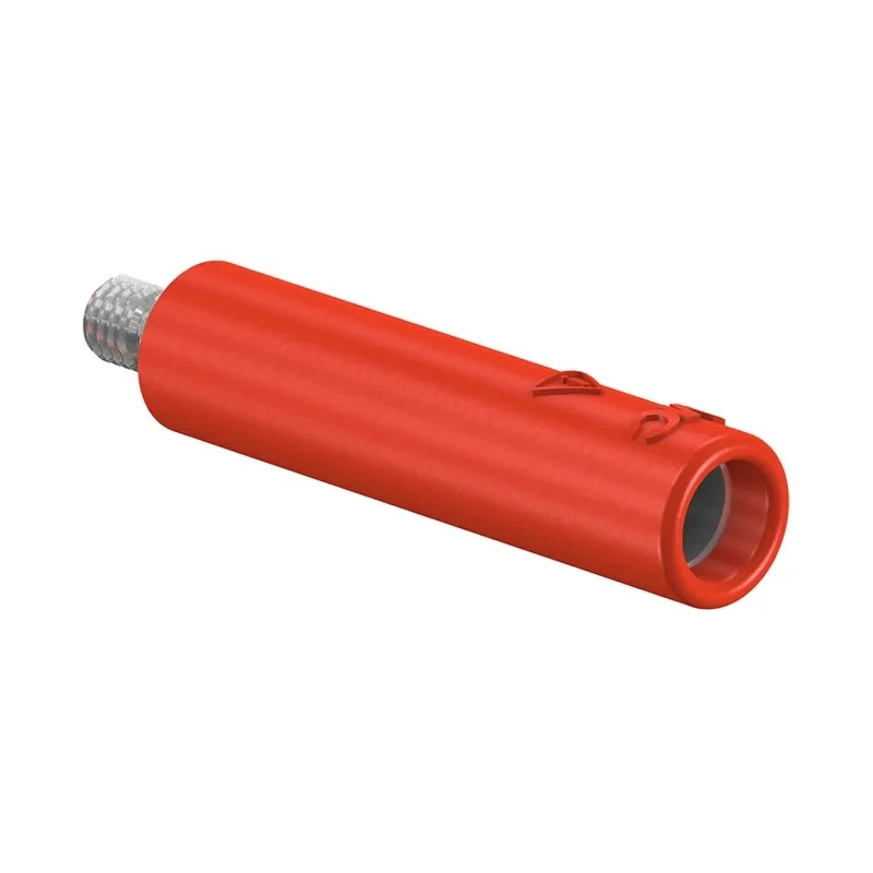 Staubli Red Female Banana Socket 4 mm Connector Screw Termination 600V 32A Nickel Plating 23.1031-22