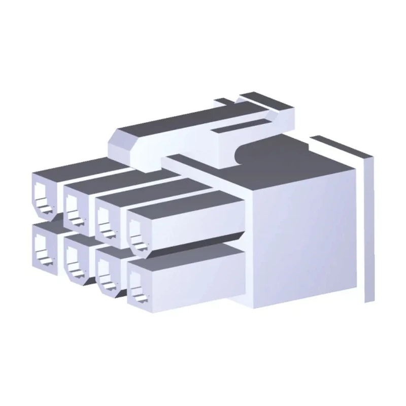 TE Connectivity VAL-U-LOK Female Connector Housing 4.2 mm Pitch 8 Way 2 Row Straight 1969614-8
