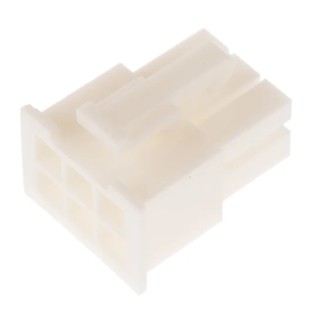 TE Connectivity VAL-U-LOK Female Connector Housing 4.2 mm Pitch 6 Way 2 Row Straight 1969614-6