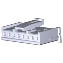TE Connectivity Economy Power 2.5 Male Connector Housing 2.5 mm Pitch 5 Way 1 Row Straight 1969442-5
