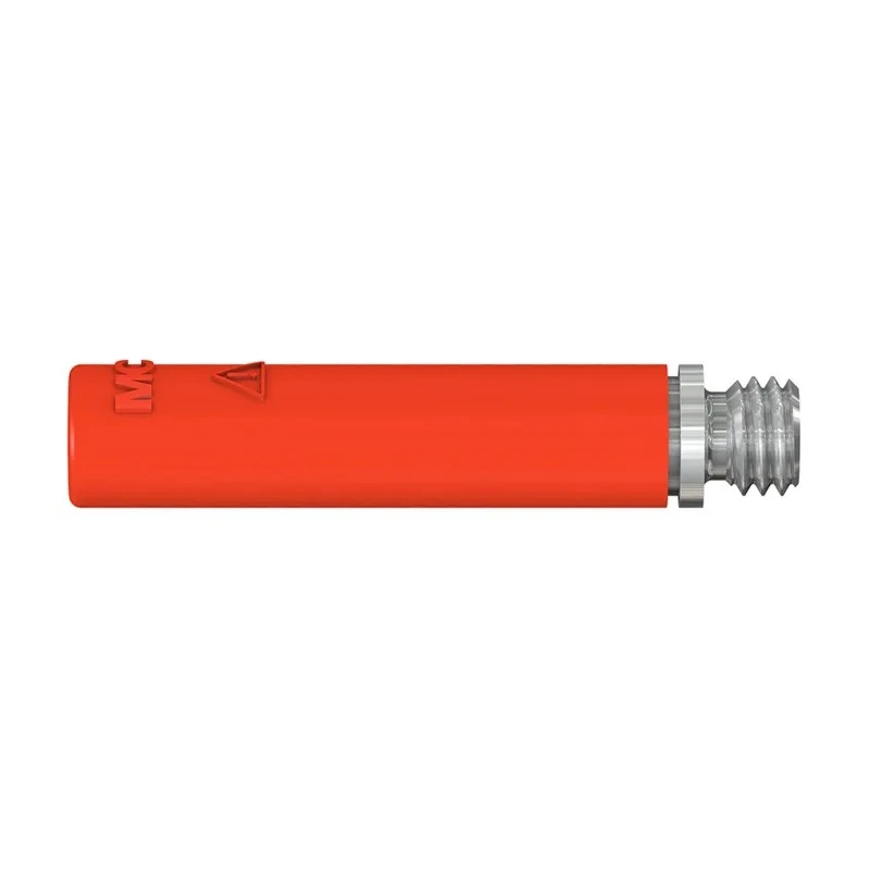 Staubli Red Female Banana Socket, 4 mm Connector, Screw Termination, 30 V, 60V DC, 32A, Nickel Plating 23.1034-22