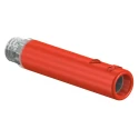 Staubli Red Female Banana Socket, 4 mm Connector, Screw Termination, 30 V, 60V DC, 32A, Nickel Plating 23.1034-22