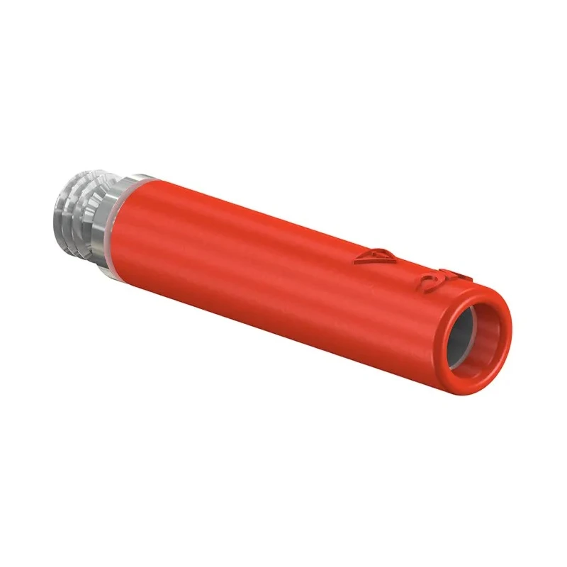 Staubli Red Female Banana Socket, 4 mm Connector, Screw Termination, 30 V, 60V DC, 32A, Nickel Plating 23.1034-22
