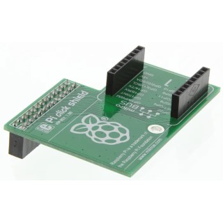 MikroElektronika Pi Click Shield with 2 mikroBUS Sockets Raspberry Pi HAT MIKROE-1513