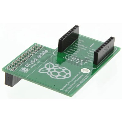 MikroElektronika Pi Click Shield with 2 mikroBUS Sockets Raspberry Pi HAT MIKROE-1513