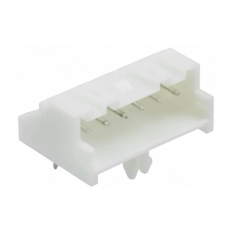 TE Connectivity Economy Power 2.5 Series Right Angle Through Hole PCB Header, 6 Contacts, 2.5 mm Pitch, 1 Row, 1744426-6