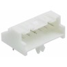 TE Connectivity Economy Power 2.5 Series Right Angle Through Hole PCB Header, 6 Contacts, 2.5 mm Pitch, 1 Row, 1744426-6