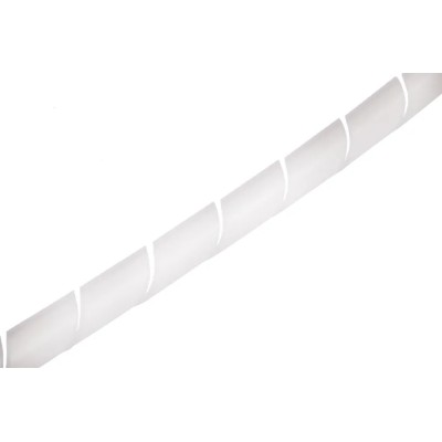RS PRO Spiral Cable Wrap Polyethylene Natural 3 mm Diameter 10 mm Maximum Bundle Diameter 30.5 m Length 811-7648