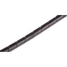 RS PRO Spiral Cable Wrap Black Polyethylene 3 mm Diameter, 10 mm Max Bundle Diameter Model 811-7654