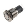 RS PRO Illuminated Push Button Switch Latching Panel Mount SPDT White LED IP65 IP67 250V AC 811-8415