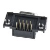 RS PRO 9 Way Right Angle 2.77 mm Pitch Through Hole Female D-Sub Connector with 4 to 40 UNC Screw Lock 811-7119