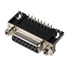 RS PRO 15 Way Right Angle 2.77 mm Pitch Through Hole D-Sub Connector with 4 to 40 UNC Screw Lock Female 811-7121