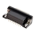 RS PRO 15 Way Right Angle 2.77 mm Pitch Through Hole D-Sub Connector with 4 to 40 UNC Screw Lock Female 811-7121