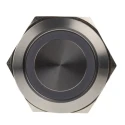 RS PRO Illuminated Momentary Push Button Switch, Panel Mount, 22 mm Cutout, SPDT, Red LED, IP65/IP67, 250 V AC, 5A 811-8553