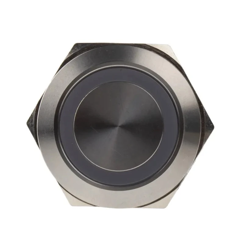 RS PRO Illuminated Momentary Push Button Switch, Panel Mount, 22 mm Cutout, SPDT, Red LED, IP65/IP67, 250 V AC, 5A 811-8553