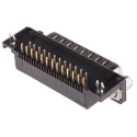 RS PRO 107 25 Way Right Angle 2.77 mm Pitch Through Hole Male D-Sub Connector 250V 3A 811-7125
