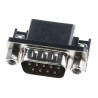 RS PRO 107 9 Way Right Angle 2.77 mm Pitch Through Hole D-Sub Connector with 4 to 40 UNC Screw Lock Male 811-7115