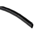 RS PRO Spiral Cable Wrap 10m, Black Polyethylene, Supports 9mm to 32mm Cable Diameter 811-7670